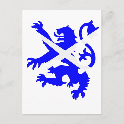 Scottish Rampant Lion Briefkaart (Voorkant)