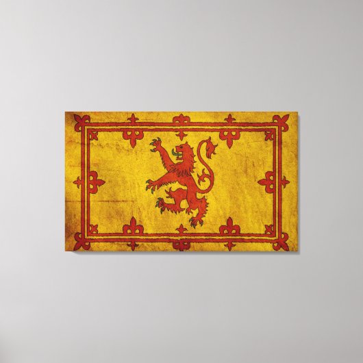 Scottish Rampant Lion Canvas (Voorkant)