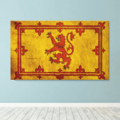 Scottish Rampant Lion Canvas Afdruk (Insitu (Houten vloer))