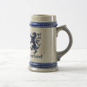 Scottish Rampant Lion Navy Blue Bierpul