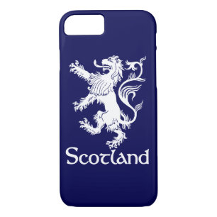 Scottish Rampant Lion Navy Blue iPhone 8/7 Hoesje