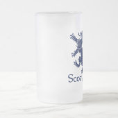 Scottish Rampant Lion Navy Blue Matglas Bierpul (Center)