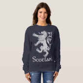 Scottish Rampant Lion Navy Blue Trui (Voorkant volledig)