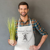 Scottish Rampant Lion Schort, BBQ Schort