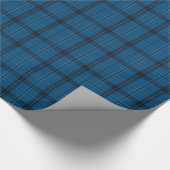 Scottish Ramsay Blue Tartan Cadeaupapier (Hoek)