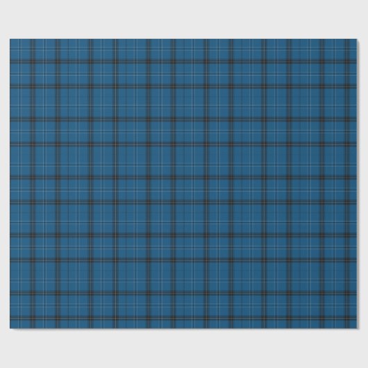 Scottish Ramsay Blue Tartan Cadeaupapier (Vlak)