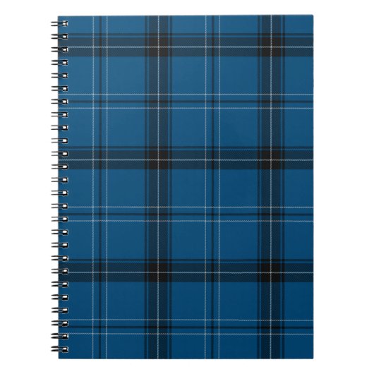 Scottish Ramsay Blue Tartan Notitieboek (Voorkant)