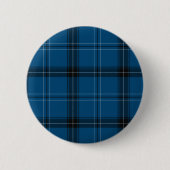 Scottish Ramsay Blue Tartan Ronde Button 5,7 Cm (Voorkant)