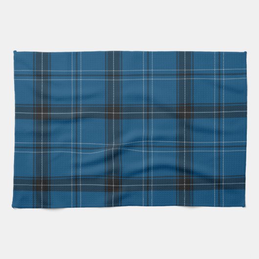 Scottish Ramsay Blue Tartan Theedoek (Horizontaal)