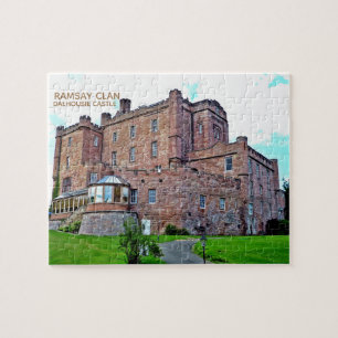 Scottish Ramsay Clan's Dalhousie Castle Puzzle Legpuzzel