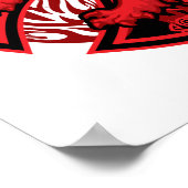 Scottish Red Lion Cross Poster (Hoek)