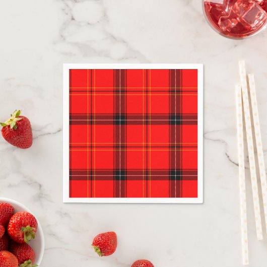 Scottish Red Tartan Servetten (Insitu)