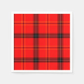 Scottish Red Tartan Servetten (Voorkant)