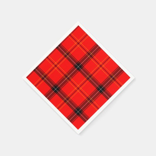 Scottish Red Tartan Servetten (Hoek)