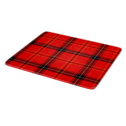 Scottish Red Tartan Snijplank (Hoek)