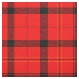 Scottish Red Tartan Stof