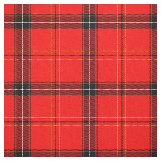 Scottish Red Tartan Stof (Swatch)