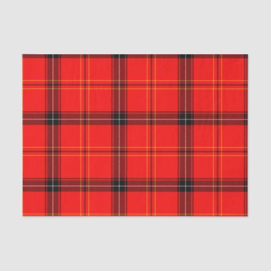 Scottish Red Tartan Tissuepapier (Voorkant)