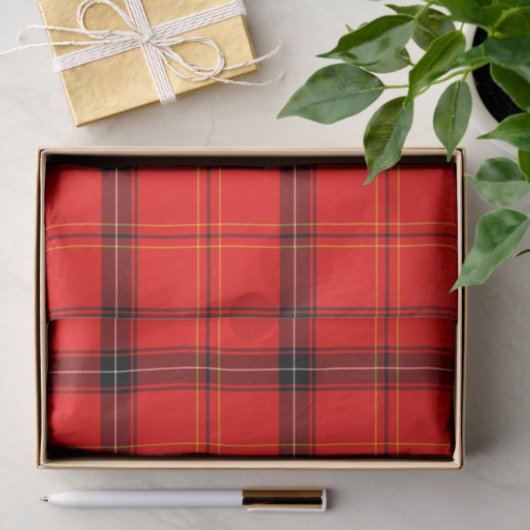 Scottish Red Tartan Tissuepapier (Geschenk)