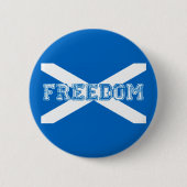 Scottish Referendum Scotland Independence Freedom Ronde Button 5,7 Cm (Voorkant)