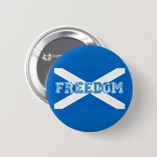 Scottish Referendum Scotland Independence Freedom Ronde Button 5,7 Cm (Voorkant /achterkant)