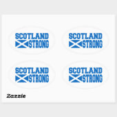 Scottish Referendum Scotland Independent Freedom Ovale Sticker (Vel)