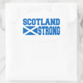 Scottish Referendum Scotland Independent Freedom Ovale Sticker (Tas)