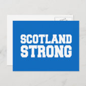 Scottish Referendum Scotland over Blue Briefkaart (Voorkant / Achterkant)