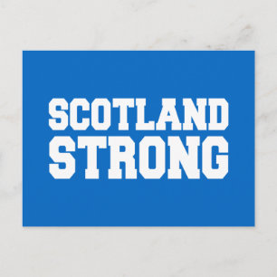 Scottish Referendum Scotland over Blue Briefkaart