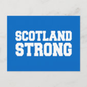 Scottish Referendum Scotland over Blue Briefkaart (Voorkant)