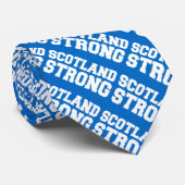 Scottish Referendum Scotland over Blue Stropdas (Opgerold)