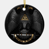 Scottish Rite 32 Degree Mason Eagle Keramisch Ornament (Voorkant)
