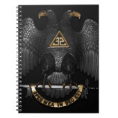 Scottish Rite 32 Degree Mason Eagle Notitieboek (Voorkant)