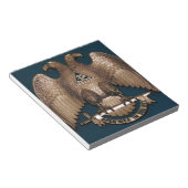 Scottish Rite Blauwgroen 32 graden Notitieblok (Schuin)