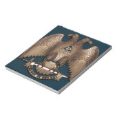 Scottish Rite Blauwgroen 32 graden Notitieblok (Linkerzijde)