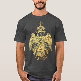 Scottish Rite Eagle 33rd Degree  Freemason Gifts T-shirt