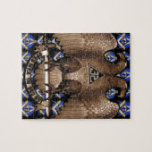 Scottish Rite Square & Compass Black Legpuzzel (Horizontaal)