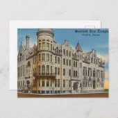 Scottish Rite Temple, Castle Wichita, Kansas Briefkaart (Voorkant / Achterkant)