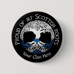 Scottish Roots Ronde Button 5,7 Cm