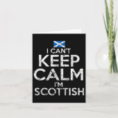 Scottish Roots Scotland Scots Can't Keep Calm Funn Kaart (Voorkant)