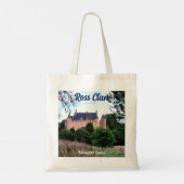 Scottish Ross Clan Balnagown Castle Canvas tas (Achterkant)