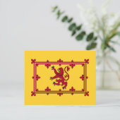 Scottish Royal Banner, Schotland Briefkaart (Staand voorkant)