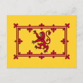 Scottish Royal Banner, Schotland Briefkaart (Voorkant)