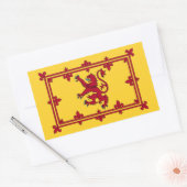 Scottish Royal Banner, Schotland Rechthoekige Sticker (Envelop)