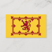 Scottish Royal Banner, Schotland Visitekaartje (Voorkant)