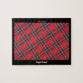 Scottish Royal Stewart Clan Tartan Jigzaag Puzzle Legpuzzel (Horizontaal)
