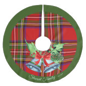 Scottish Royal Stewart Tartan Kerstmis Skirt Kerstboom Rok (Voorkant)