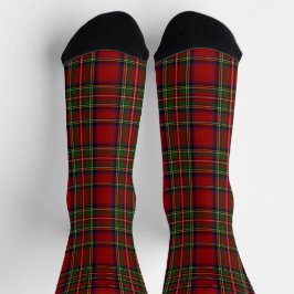 Scottish Royal Stewart Tartan Sokken