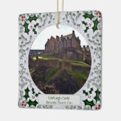 Scottish Royal Stuart Clan Edinburgh Castle Xmas Keramisch Ornament (Links)