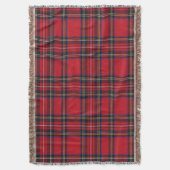 Scottish Royal Stuart Tartan Throw Blanket Deken (Voorkant Verticaal)